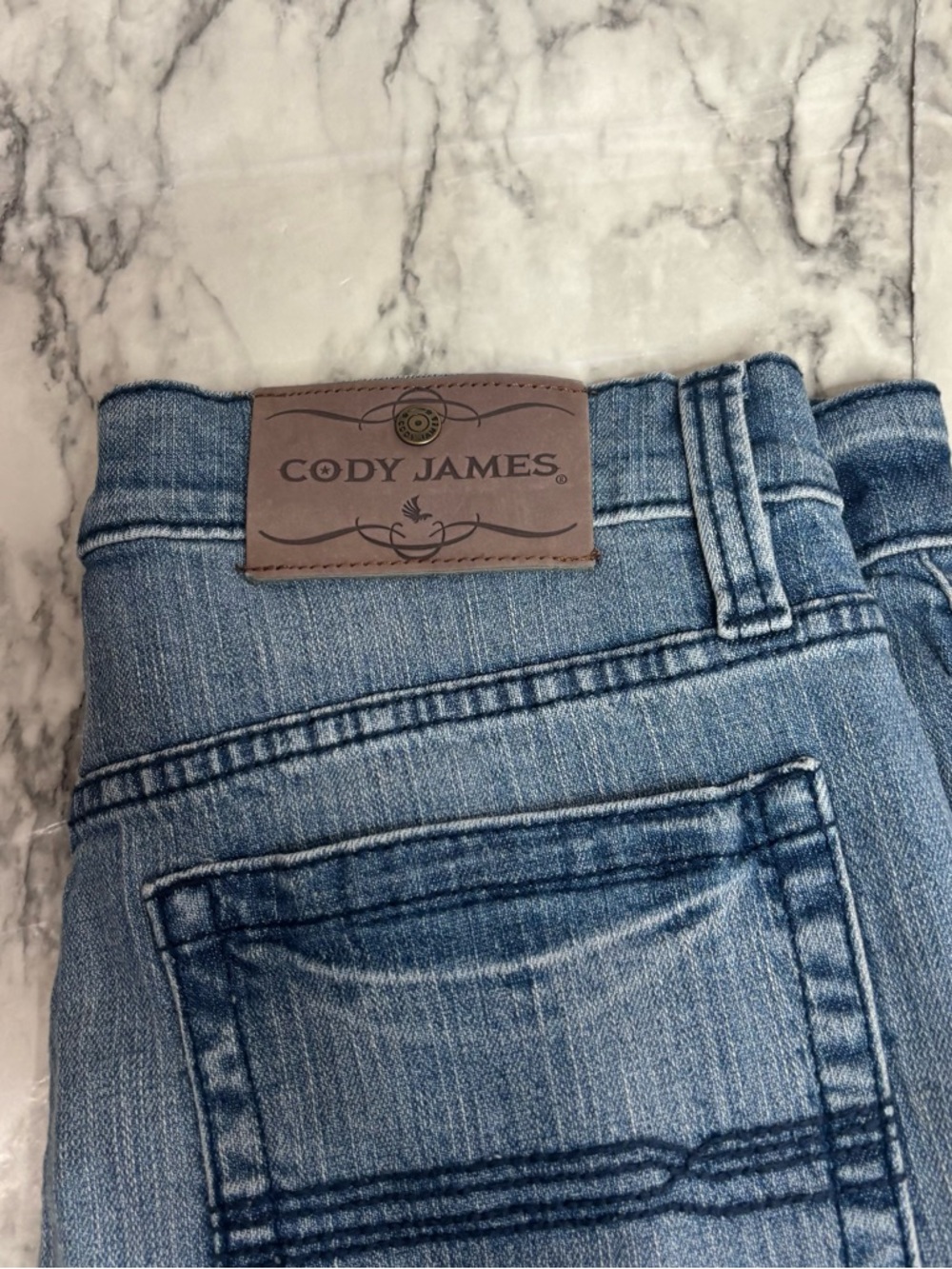 Cody James 31 x 32 Men's Blue Straight-Leg Jeans denim western casual - Picture 2 of 9